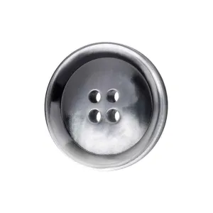 15/20mm Round 4-Hole Eco-Friendly Resin Buttons Black Navy Blue 10pcs