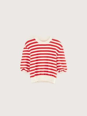 AGOV T1761S SWEATSHIRT - STRIPE A