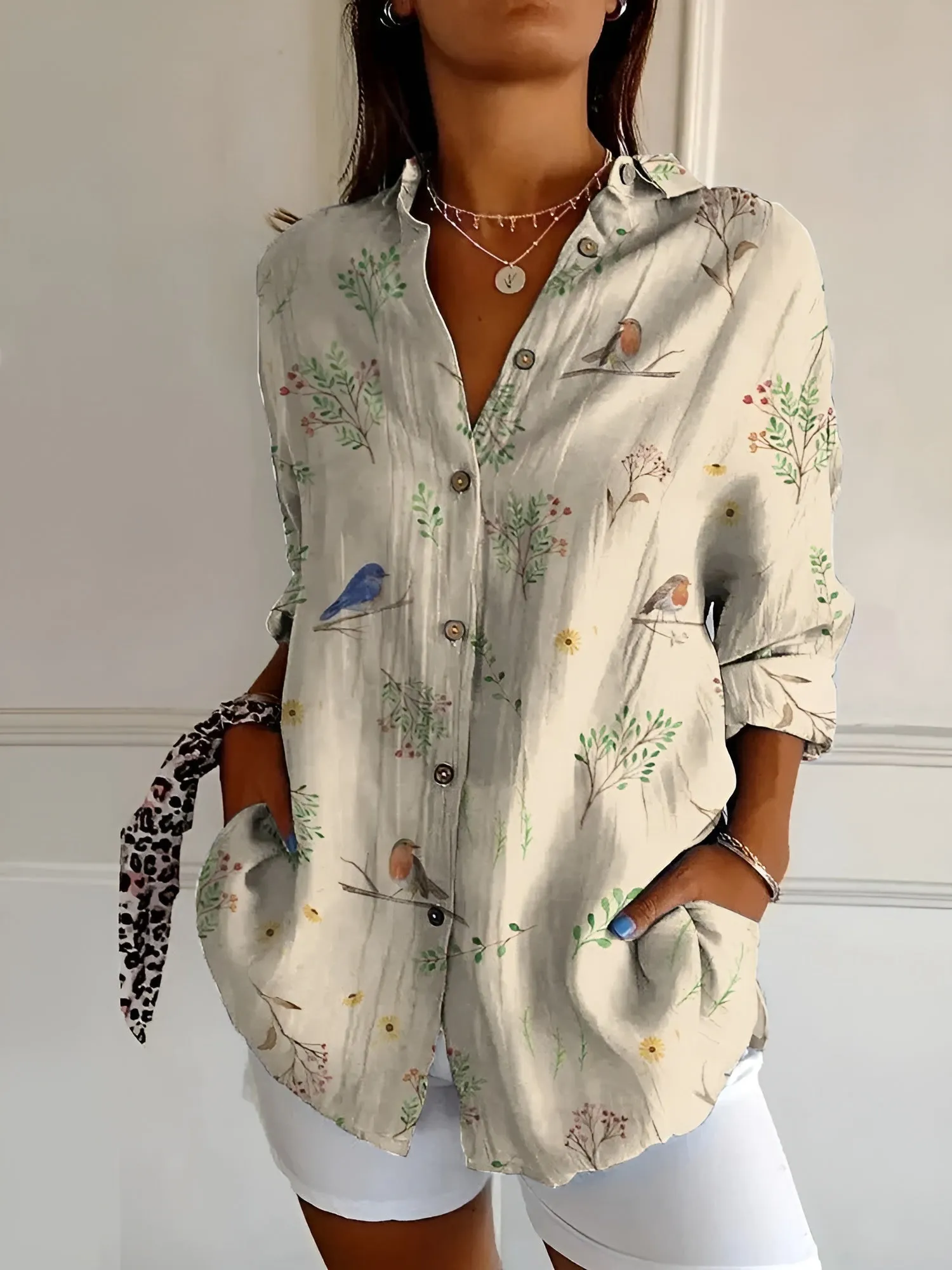 Amara™ - Easy Chic Button-Up Shirt