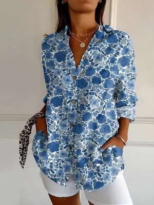 Amara™ - Easy Chic Button-Up Shirt