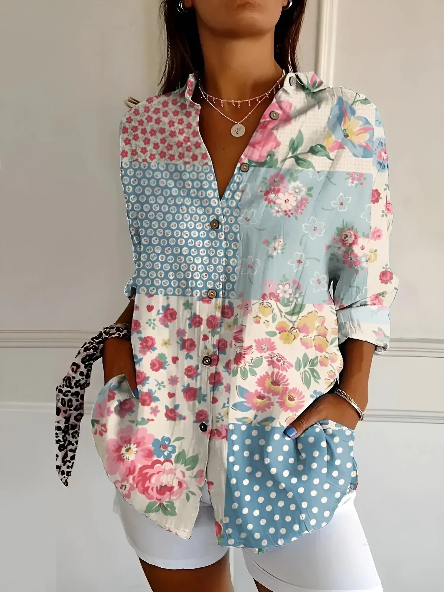 Amara™ - Easy Chic Button-Up Shirt