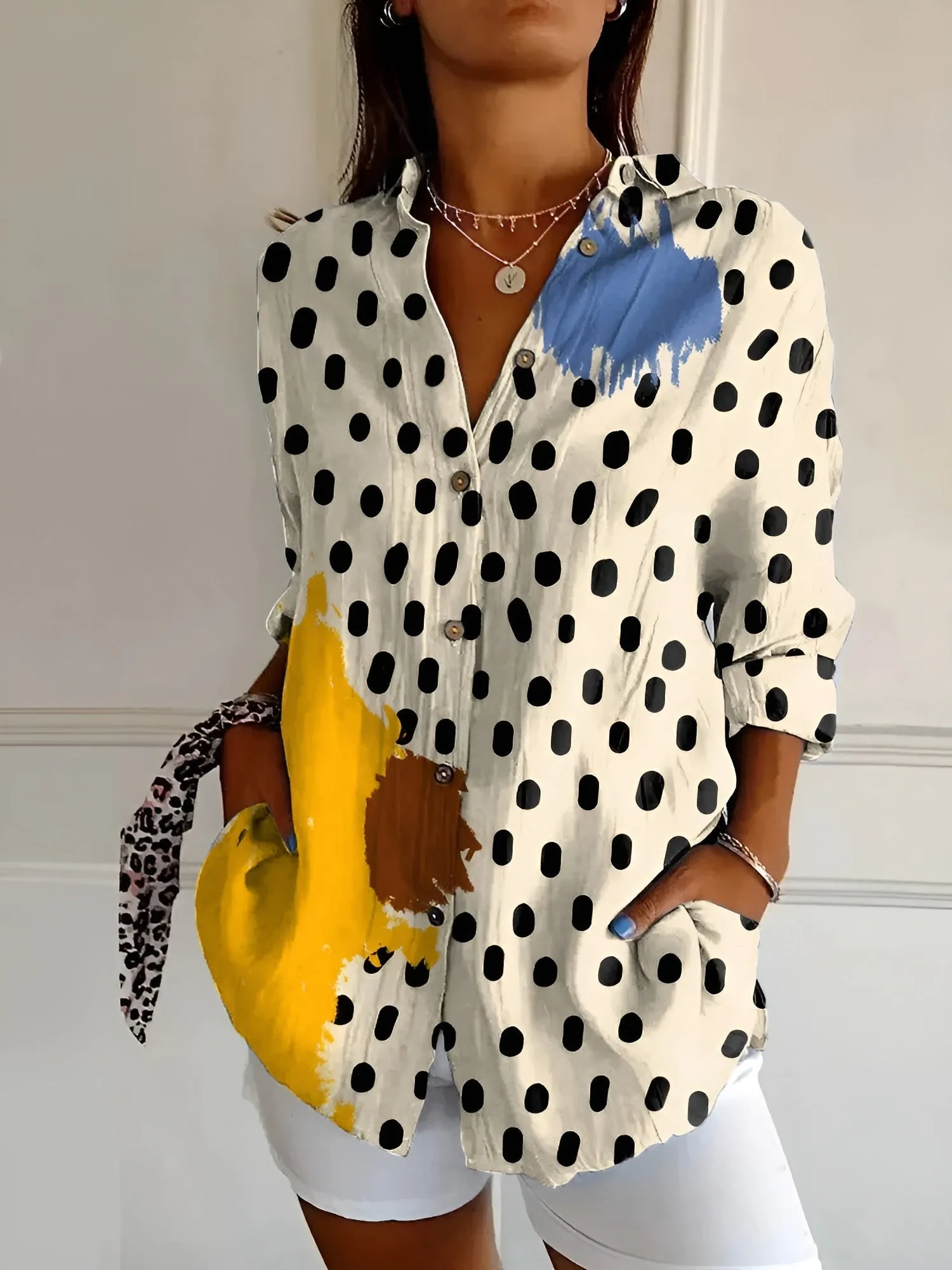 Amara™ - Easy Chic Button-Up Shirt