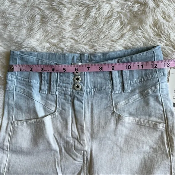 Anthropologie Pilcro and the Letterpress Jeans Ultra High-Rise Dip-Dyed 26 NWT