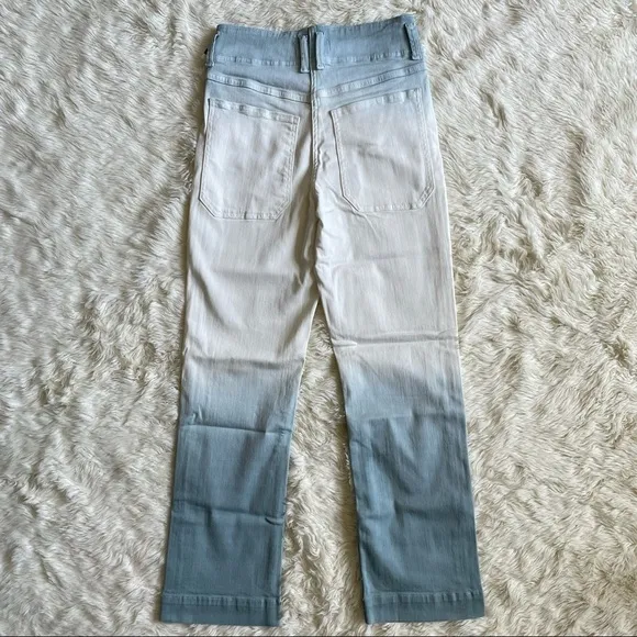 Anthropologie Pilcro and the Letterpress Jeans Ultra High-Rise Dip-Dyed 26 NWT