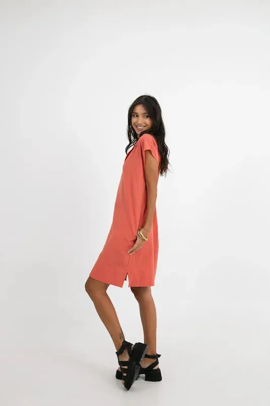 Aria Dress - Sunset Orange