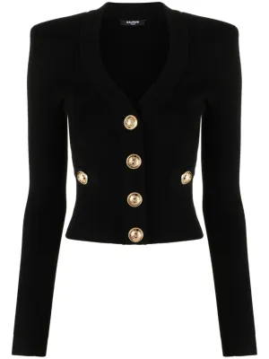 Balmain Sweaters Black