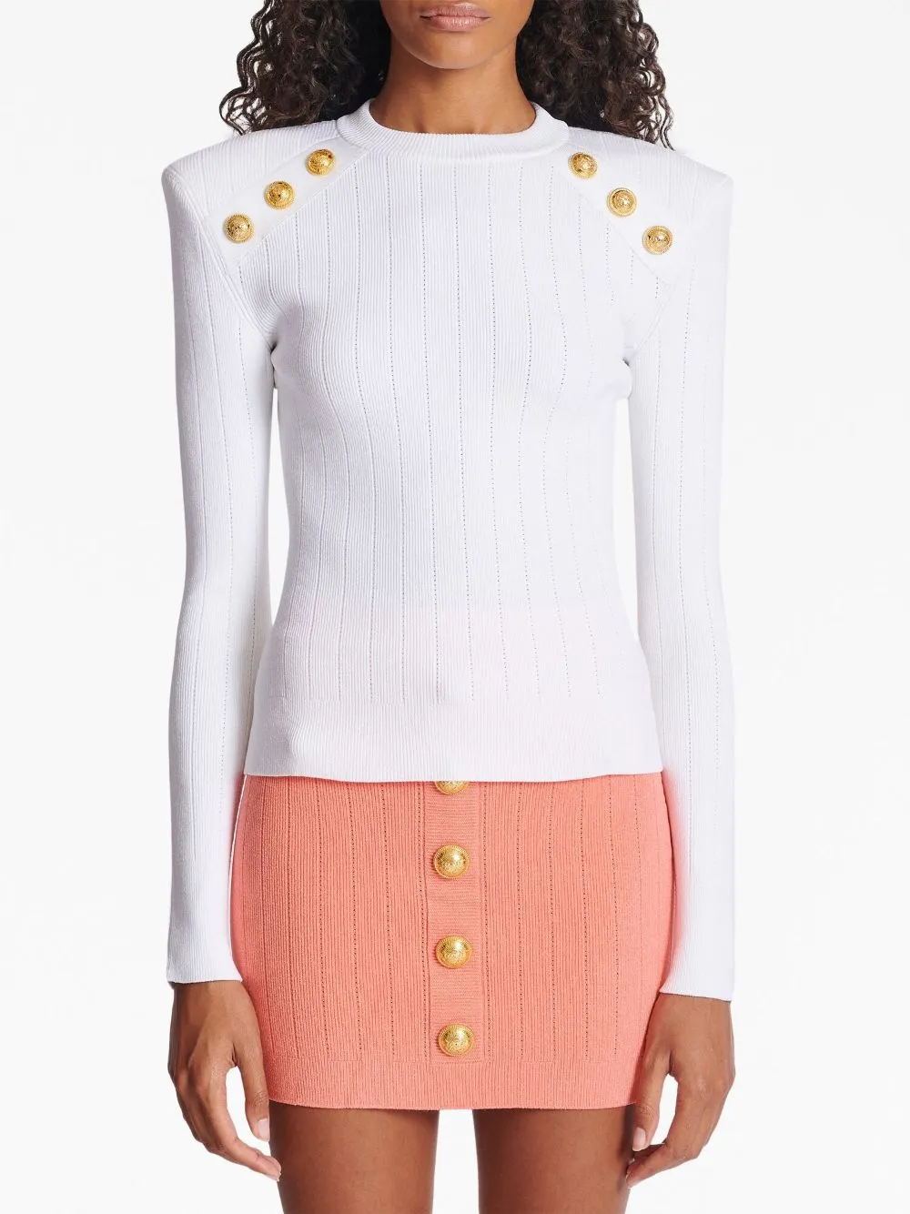 Balmain Sweaters White