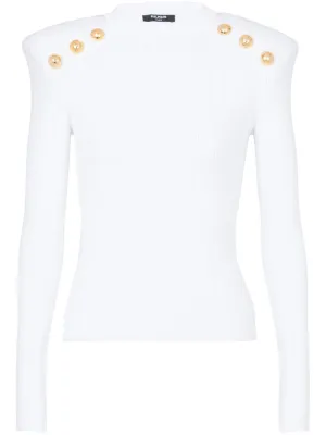 Balmain Sweaters White