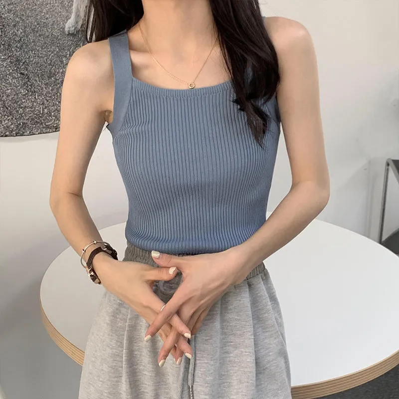 Basic Blue Tank Top