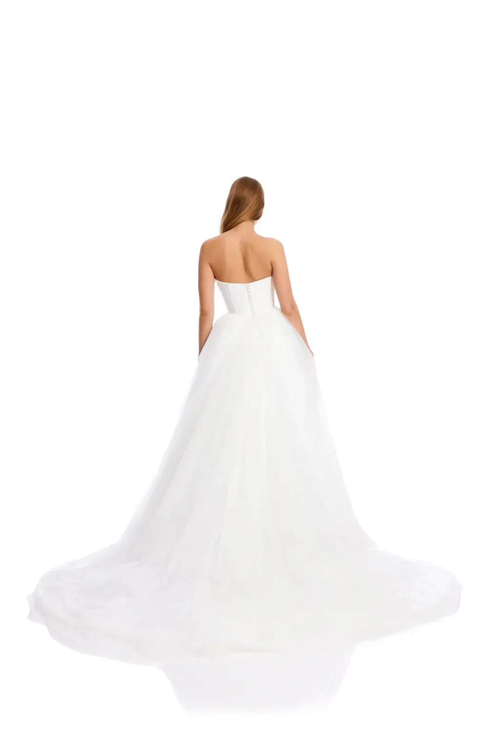 Beach Wedding Dresses A Line Strapless Tulle Bride Gowns Vestido de novia Sweetheart Neck Corset Bridal Dress
