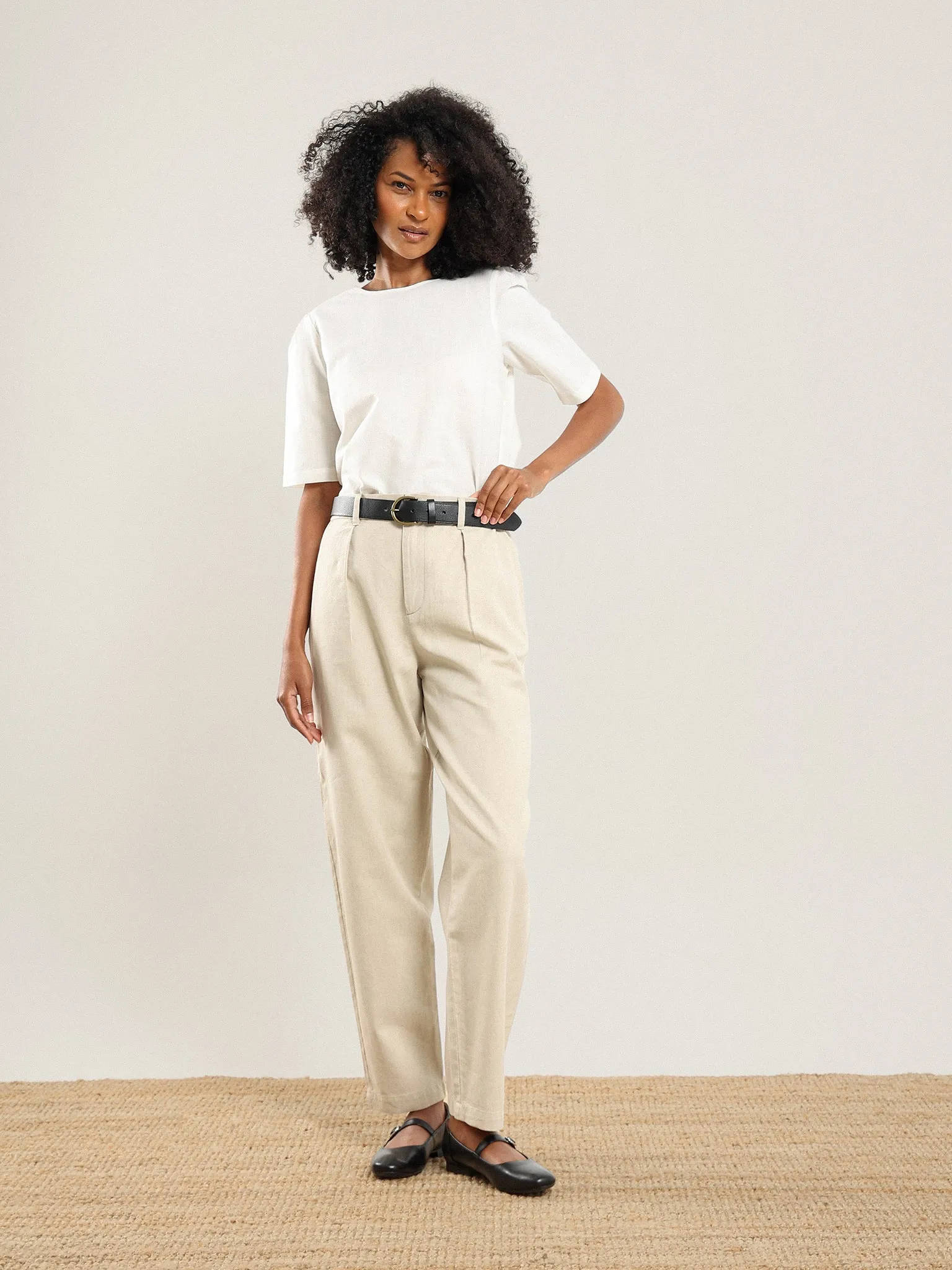 Bilal Short Sleeve Back Button Top