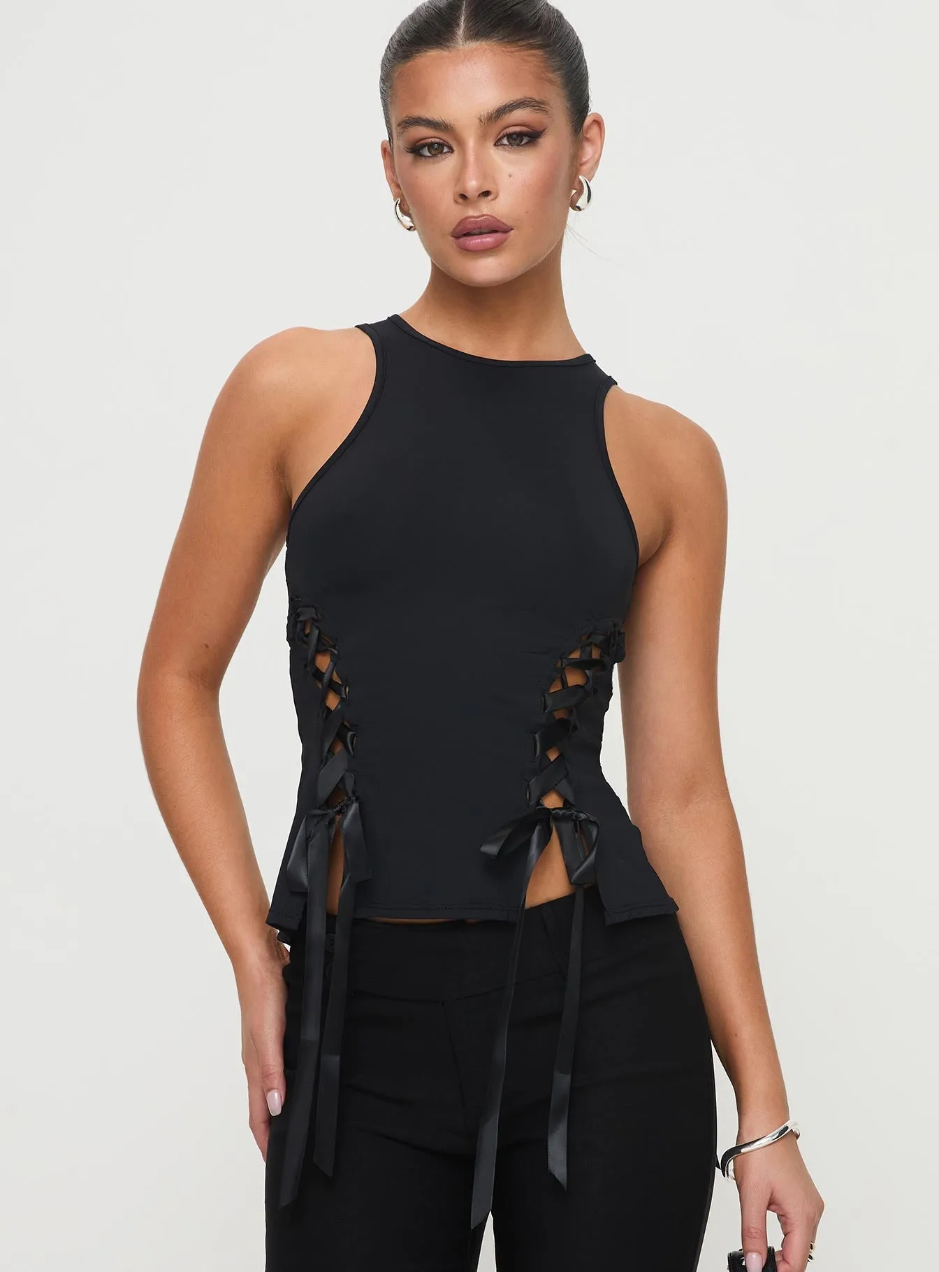 Bisous Top Black