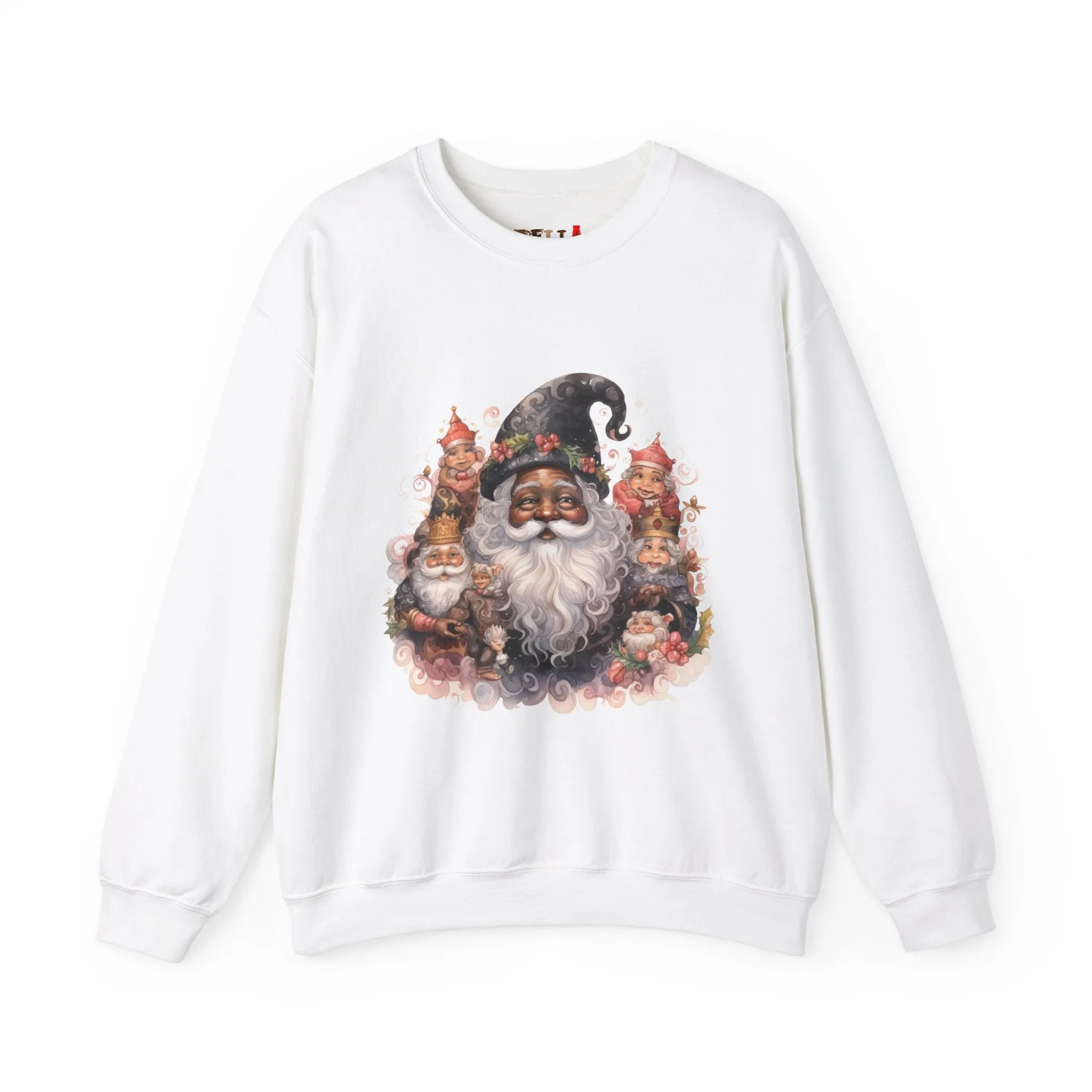Black Santa 26 Unisex Heavy Blend™ Crewneck Sweatshirt