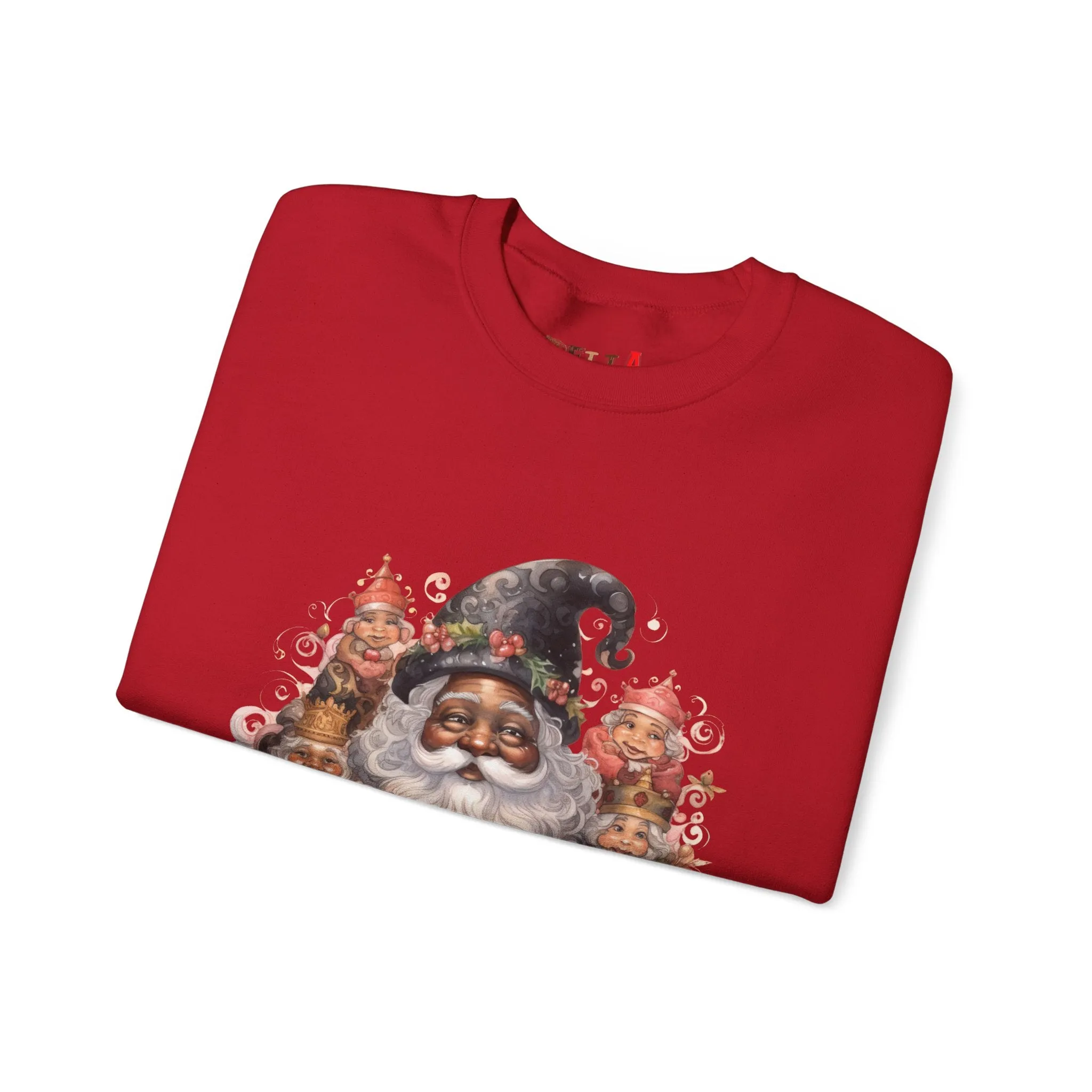 Black Santa 26 Unisex Heavy Blend™ Crewneck Sweatshirt