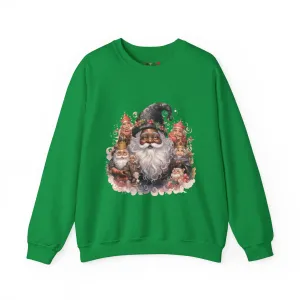 Black Santa 26 Unisex Heavy Blend™ Crewneck Sweatshirt