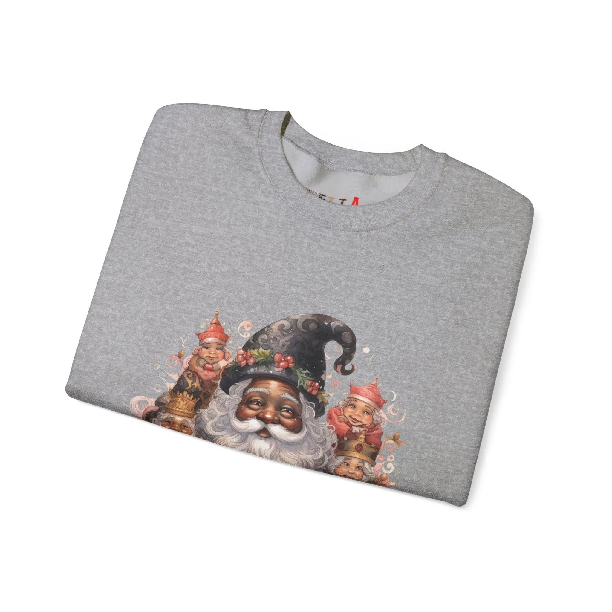 Black Santa 26 Unisex Heavy Blend™ Crewneck Sweatshirt