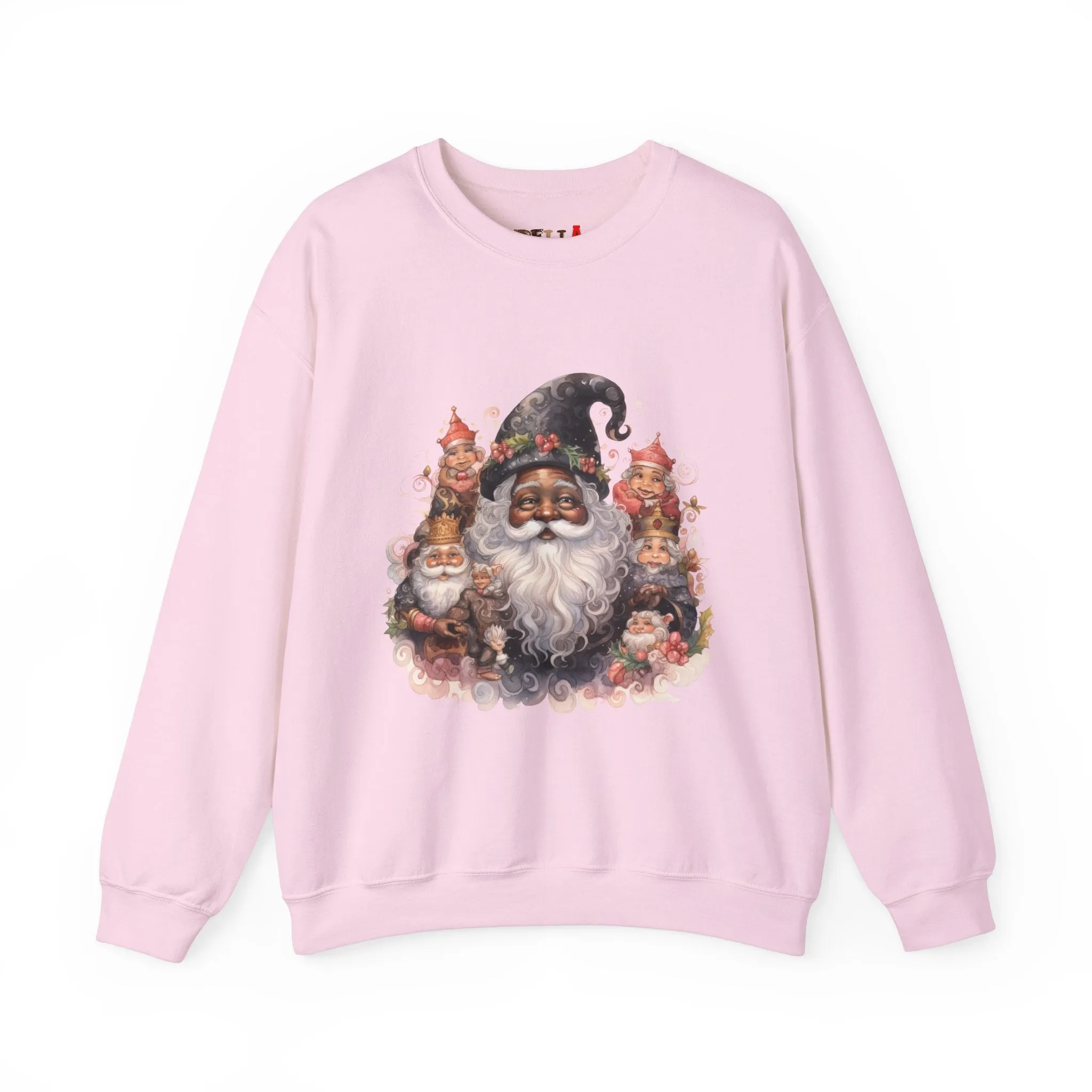 Black Santa 26 Unisex Heavy Blend™ Crewneck Sweatshirt