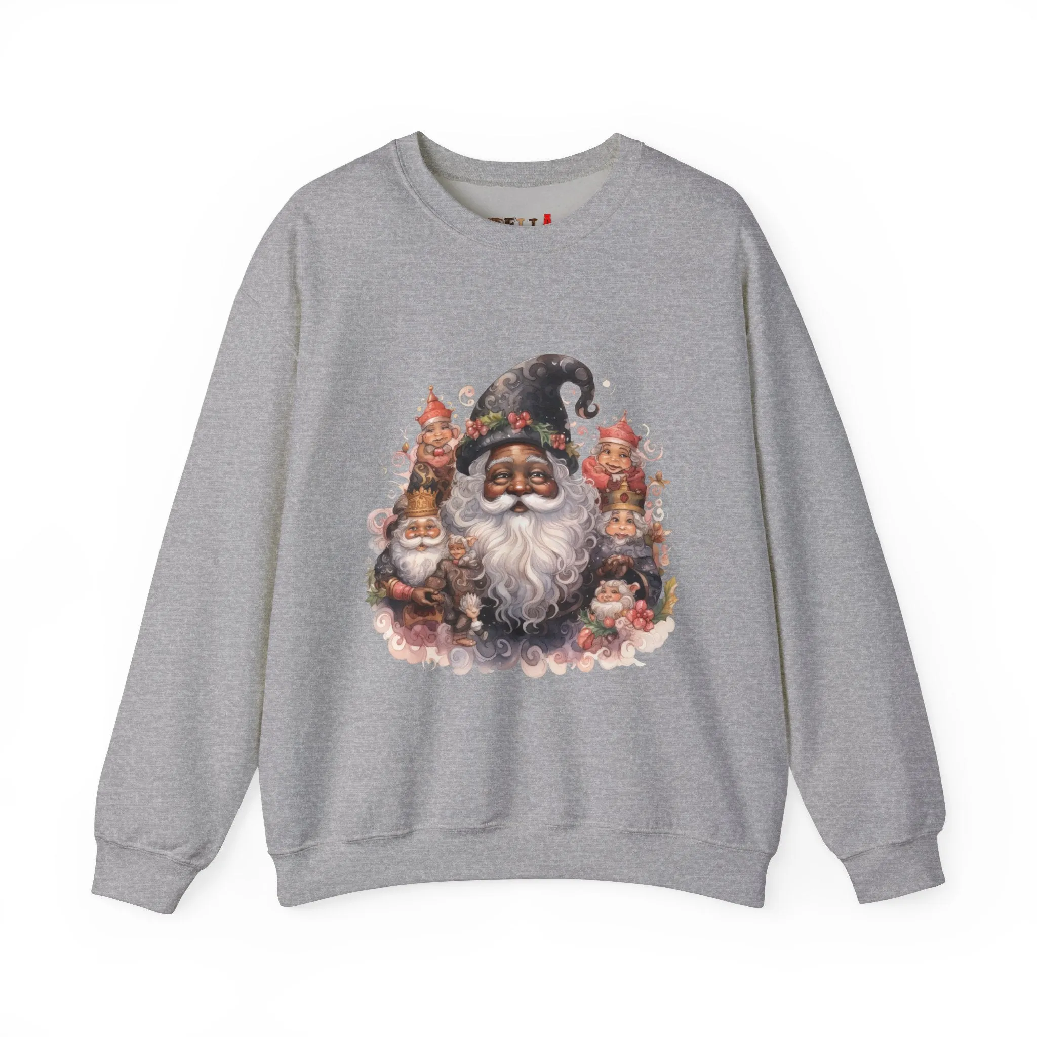 Black Santa 26 Unisex Heavy Blend™ Crewneck Sweatshirt