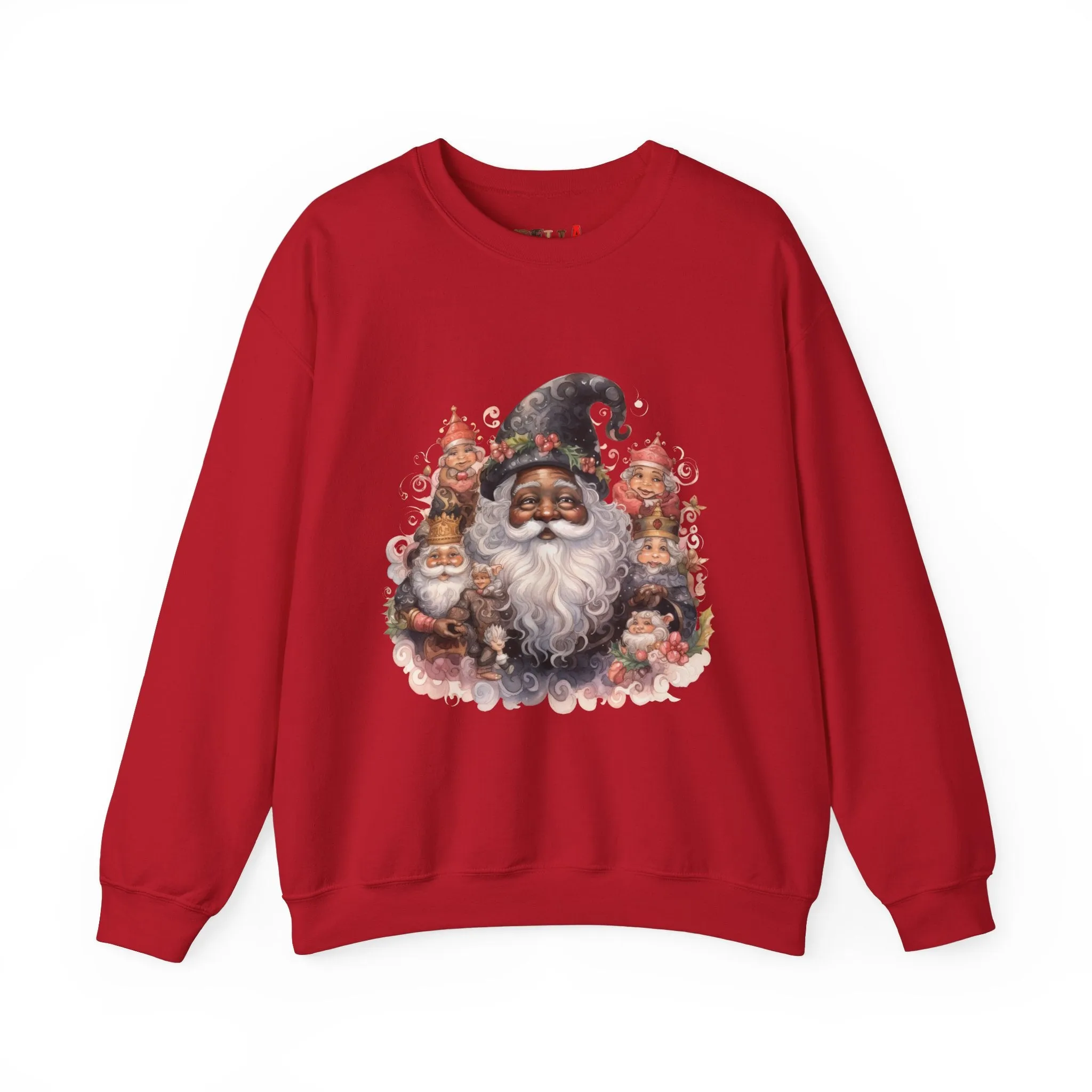 Black Santa 26 Unisex Heavy Blend™ Crewneck Sweatshirt