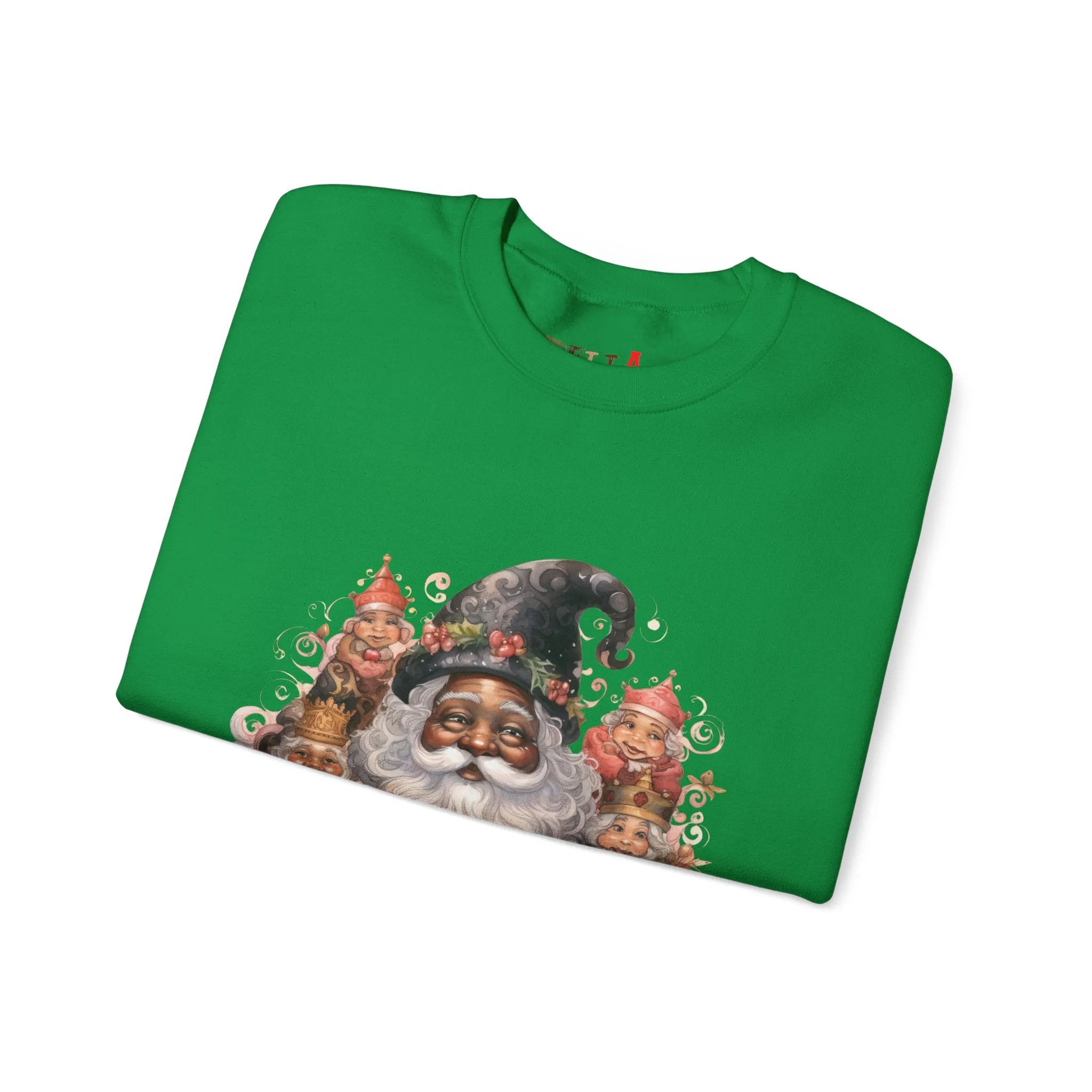 Black Santa 26 Unisex Heavy Blend™ Crewneck Sweatshirt