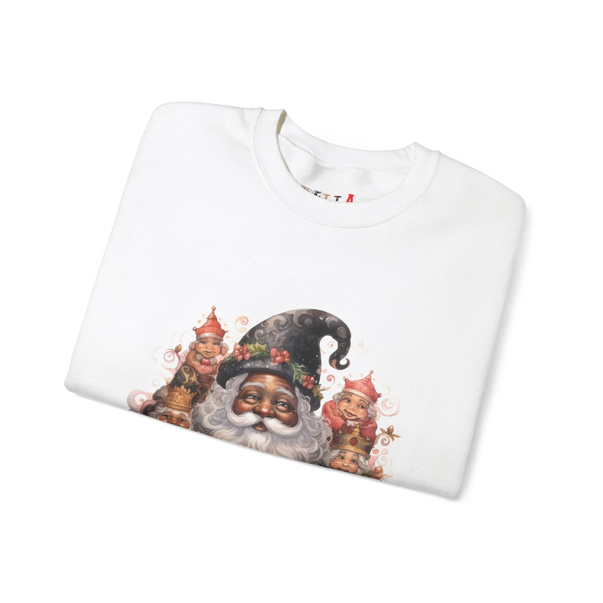 Black Santa 26 Unisex Heavy Blend™ Crewneck Sweatshirt
