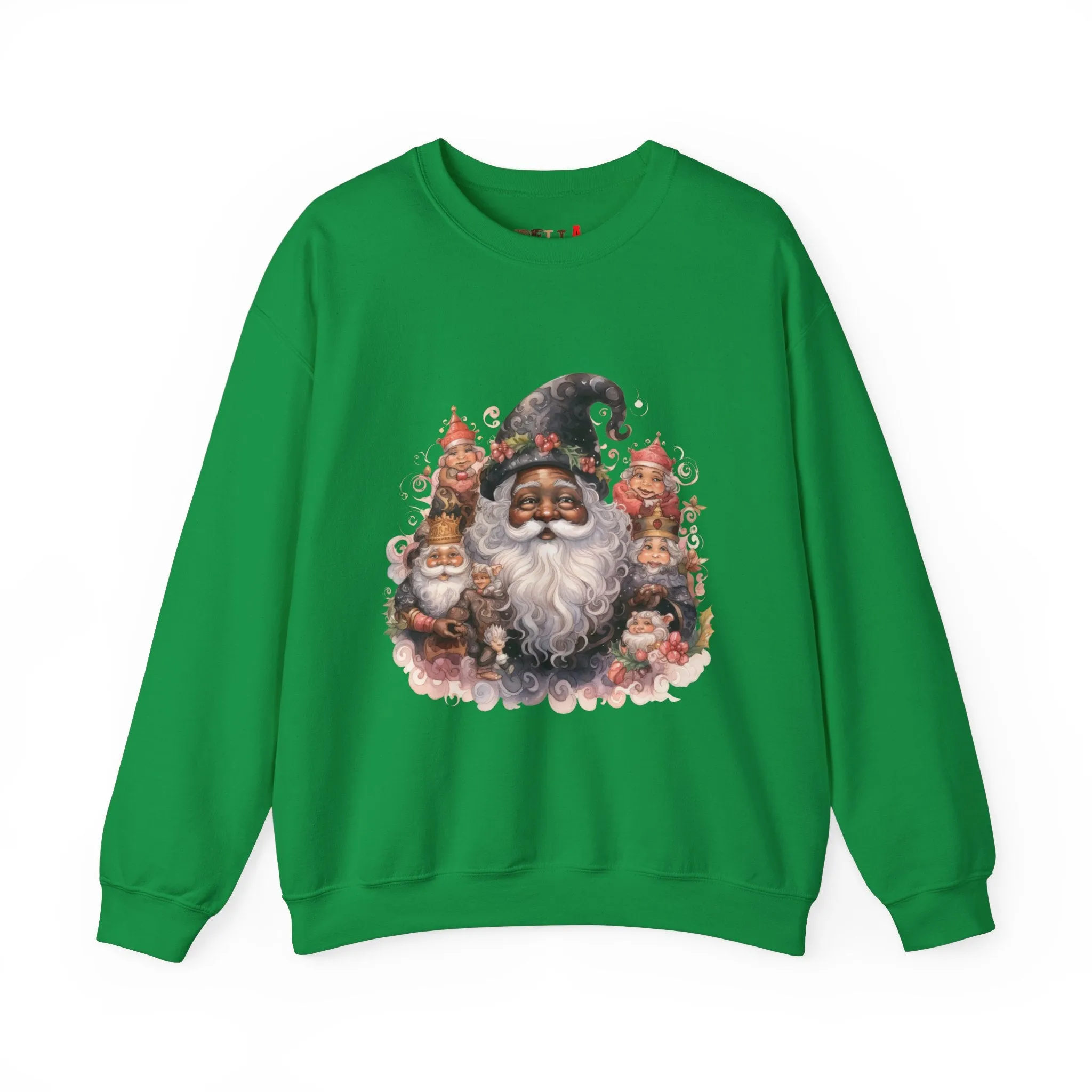 Black Santa 26 Unisex Heavy Blend™ Crewneck Sweatshirt