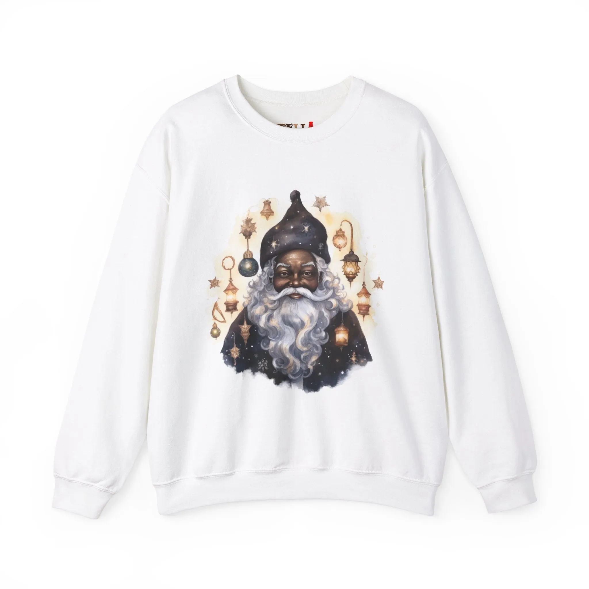 Black Santa 31 Unisex Heavy Blend™ Crewneck Sweatshirt