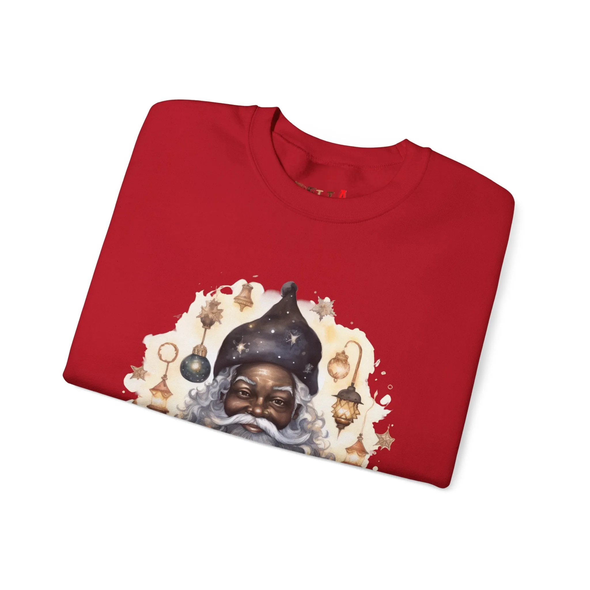 Black Santa 31 Unisex Heavy Blend™ Crewneck Sweatshirt