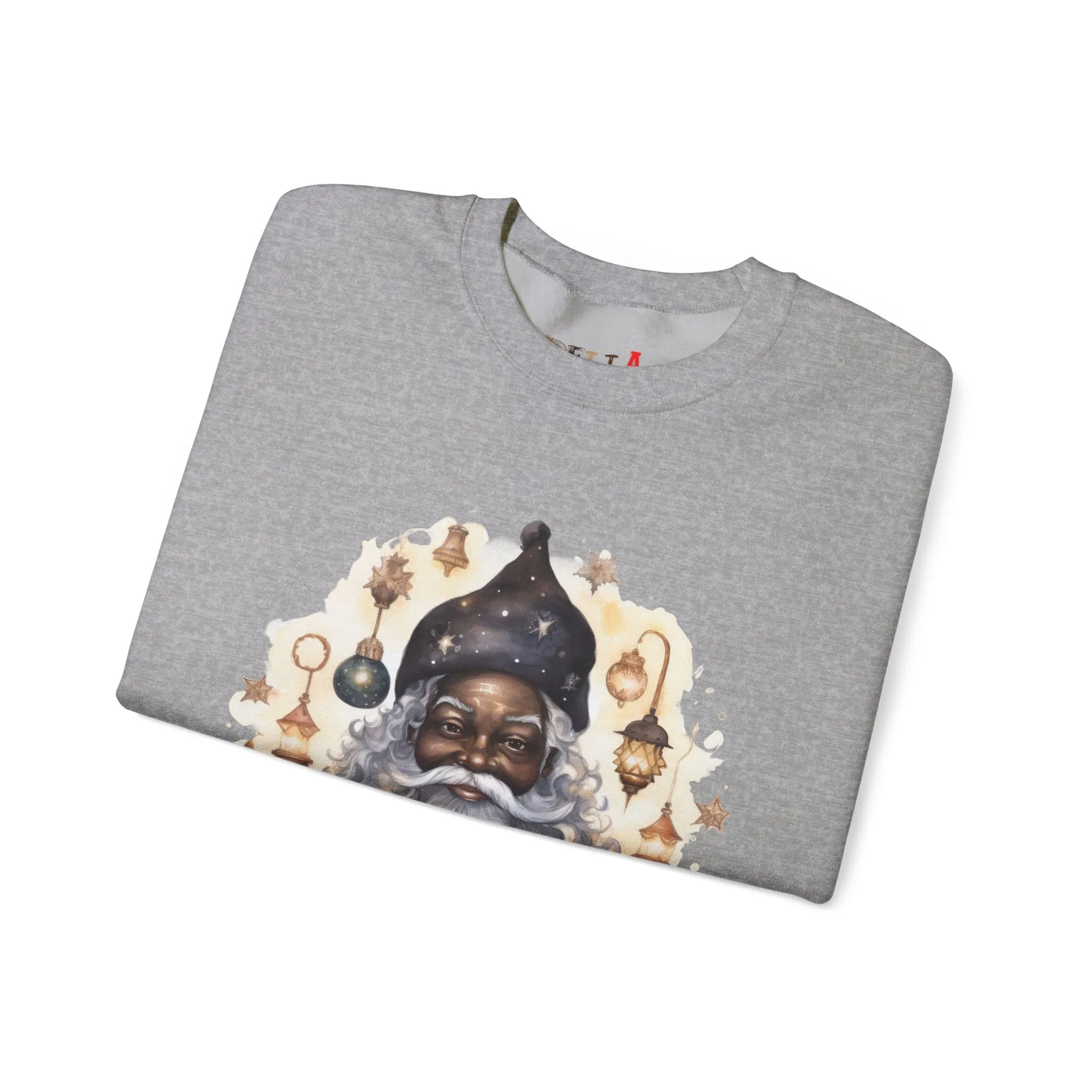 Black Santa 31 Unisex Heavy Blend™ Crewneck Sweatshirt