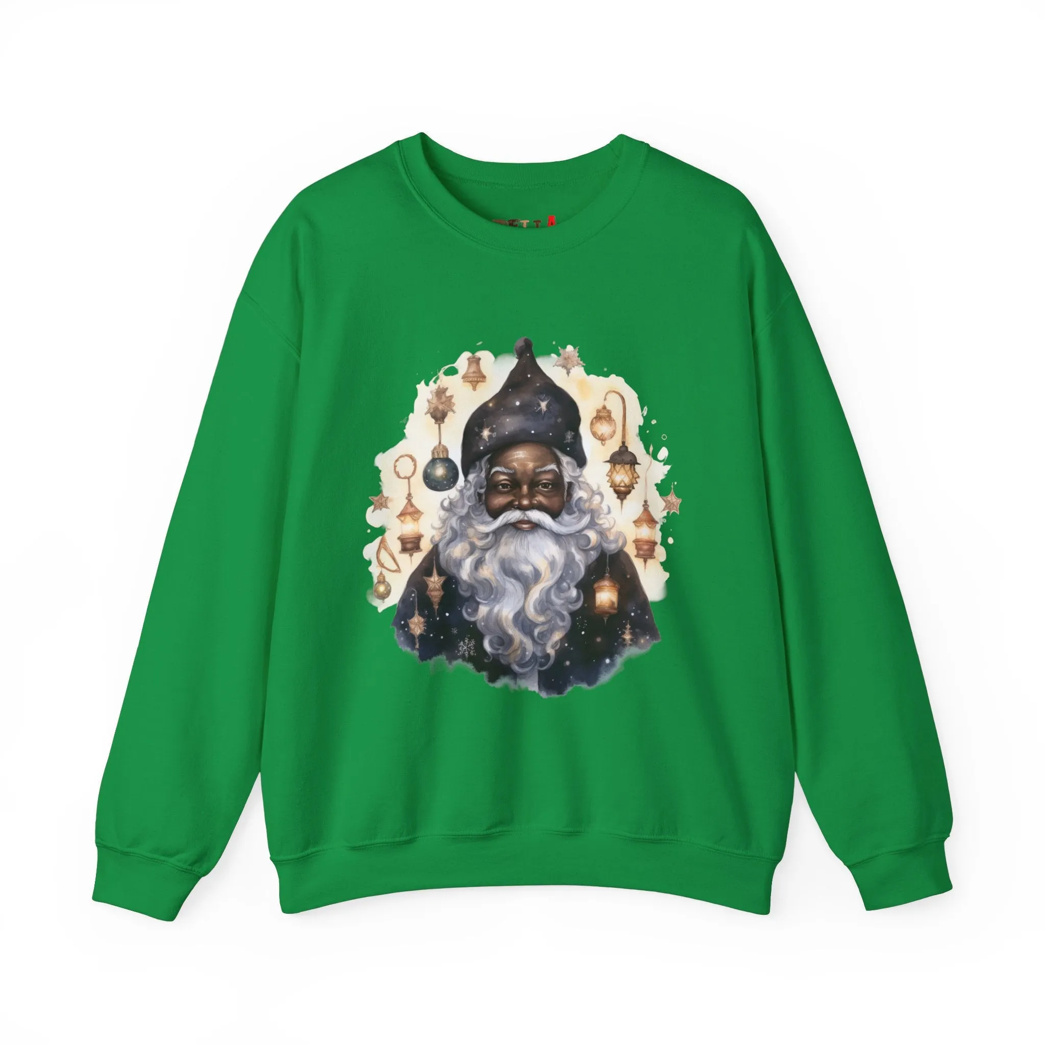 Black Santa 31 Unisex Heavy Blend™ Crewneck Sweatshirt