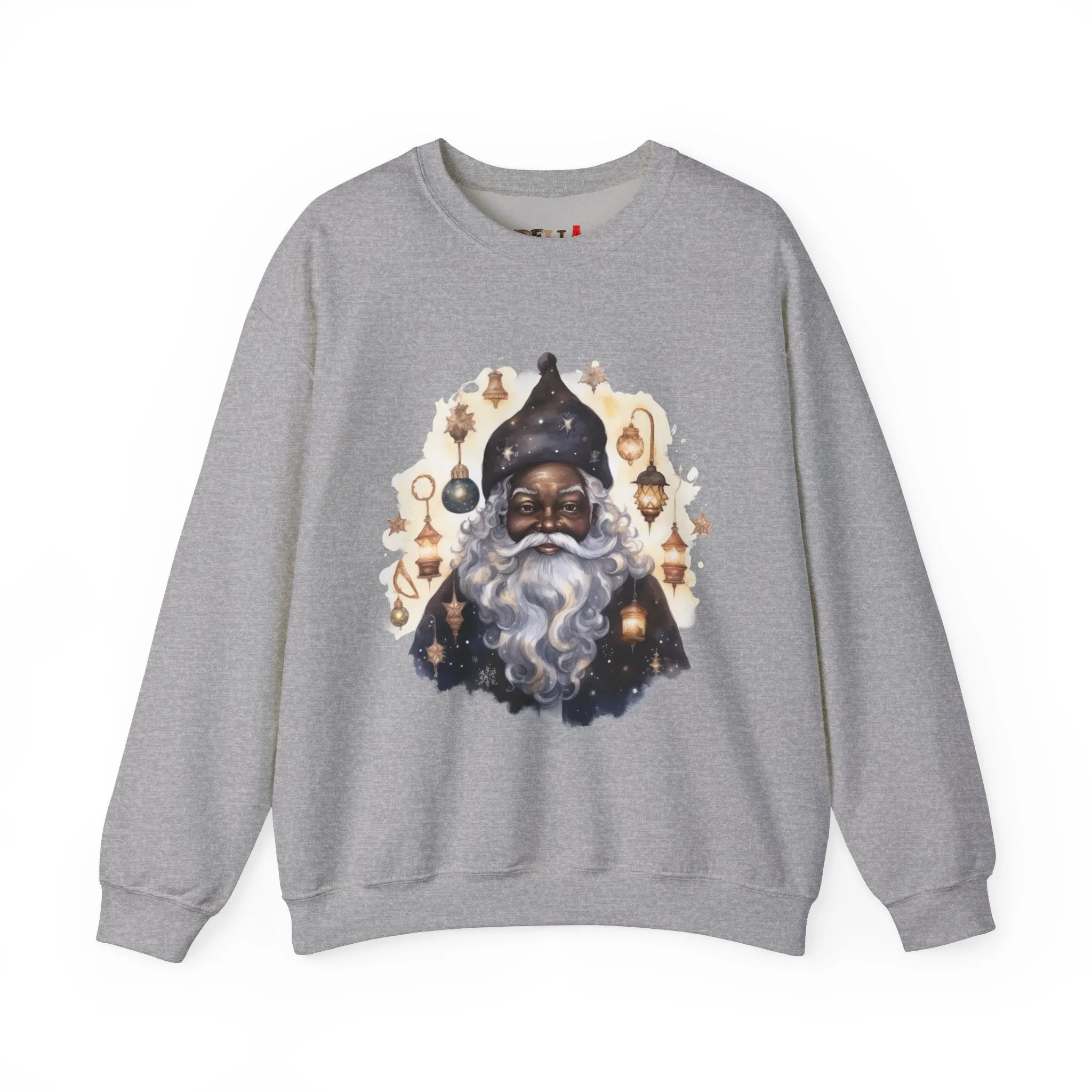 Black Santa 31 Unisex Heavy Blend™ Crewneck Sweatshirt