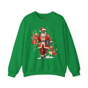 Black Santa 57 Unisex Heavy Blend™ Crewneck Sweatshirt