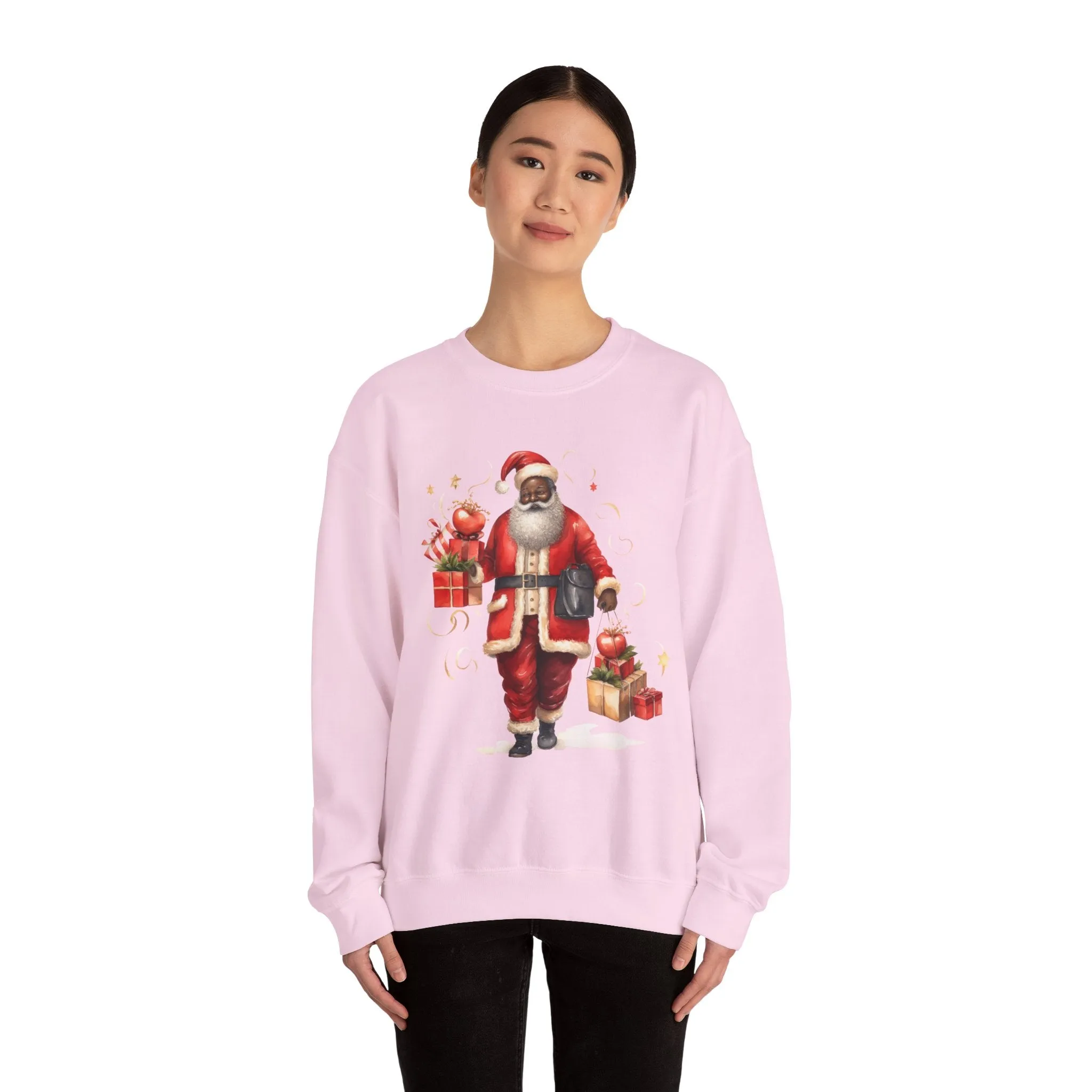Black Santa 57 Unisex Heavy Blend™ Crewneck Sweatshirt