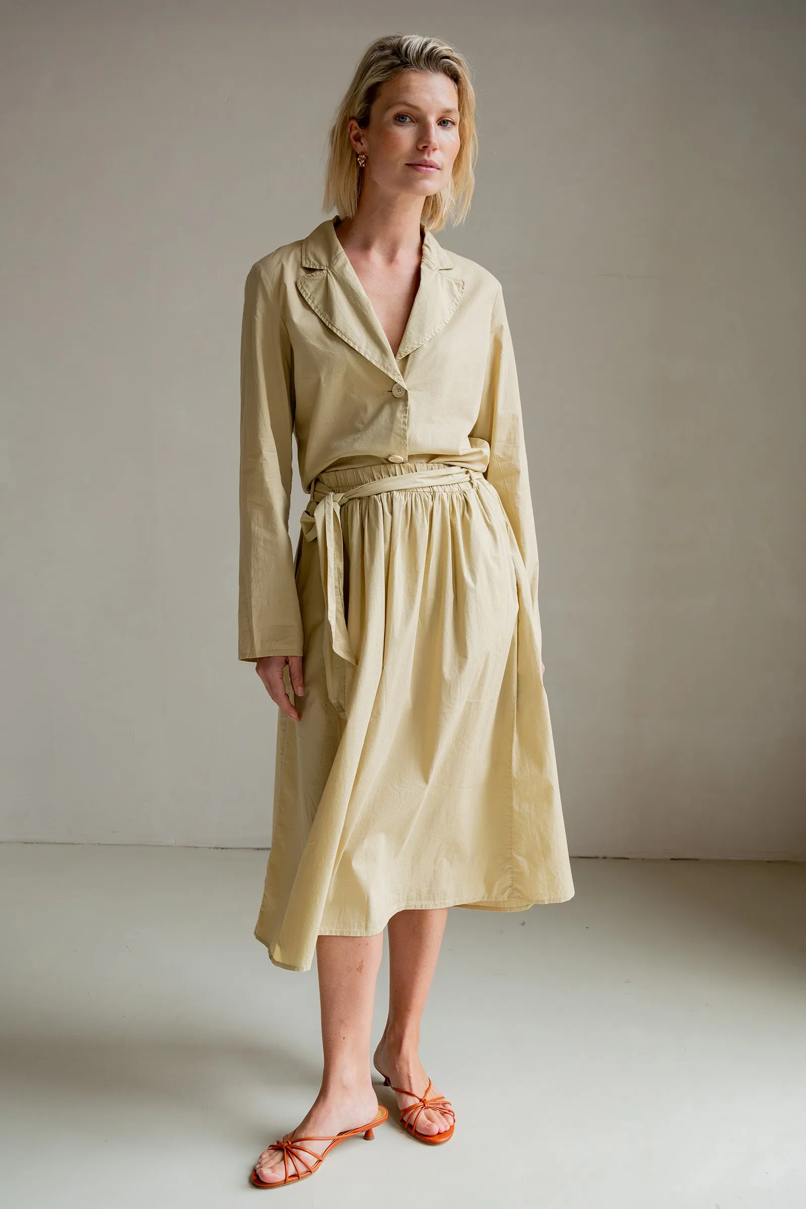 BLOUSE (S25Z719) SAFARI