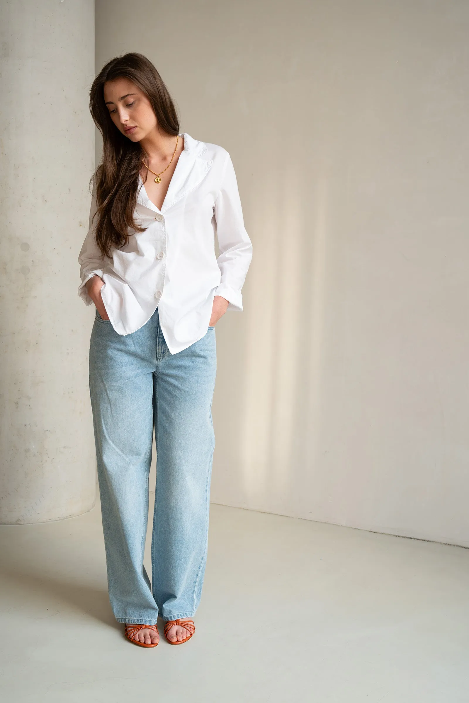 BLOUSE (S25Z719) WHITE
