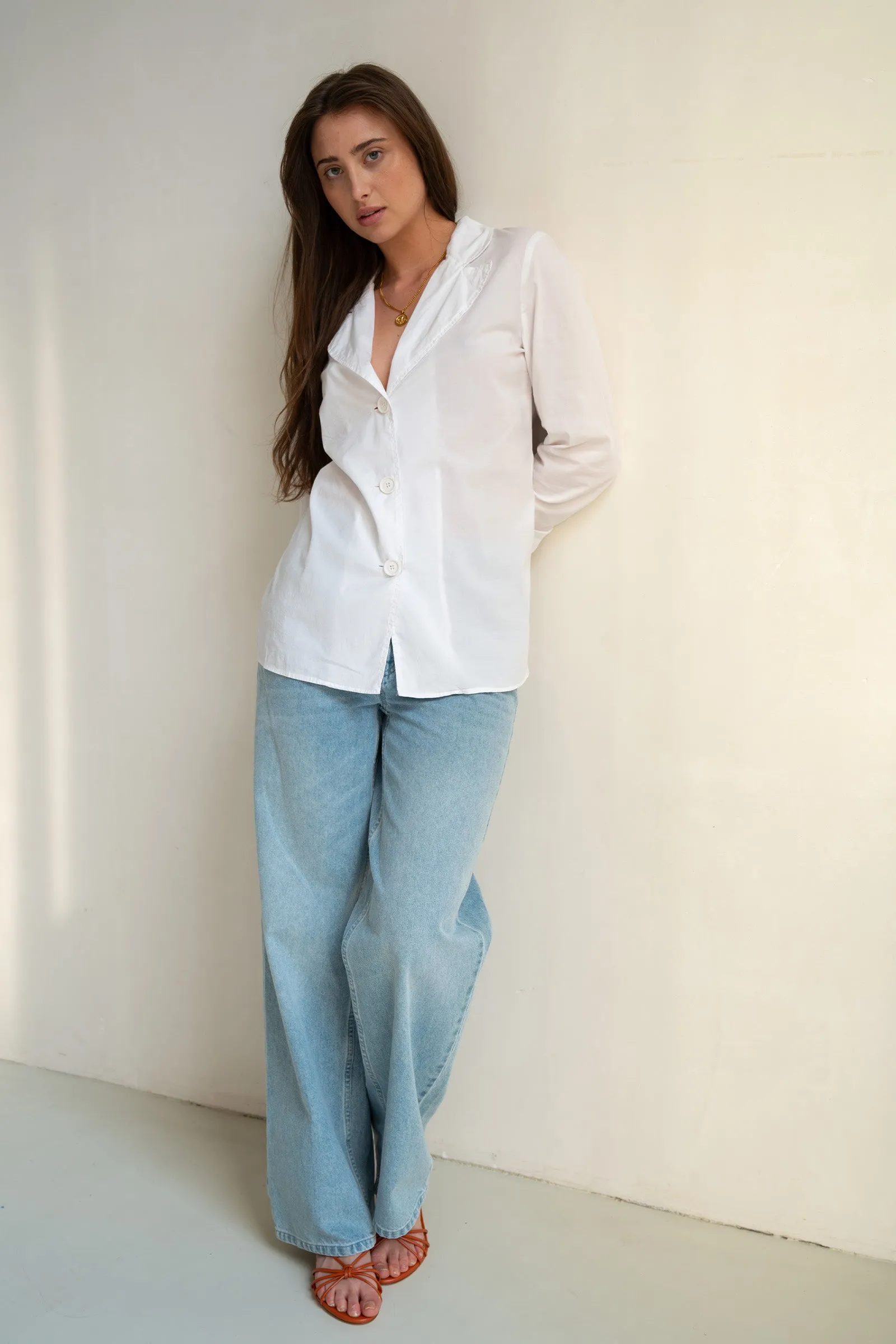 BLOUSE (S25Z719) WHITE