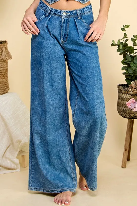 Blue Yonder Wide Leg Pant