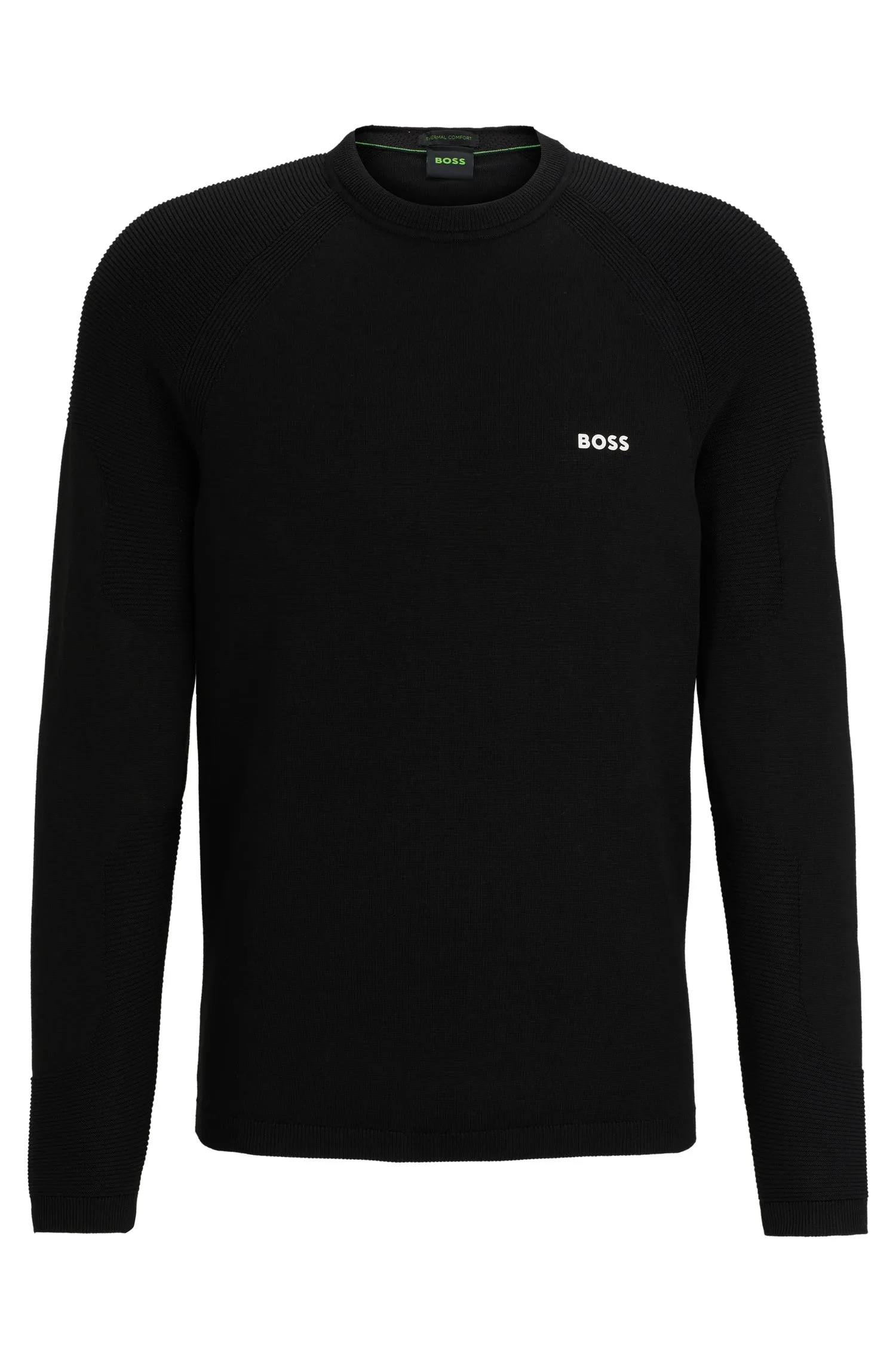 BOSS Sweaters Regular Fit in Cotton Mix - PERFORM-X_CN 10252223 01-50498519