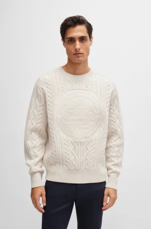 BOSS Sweaters Relaxed Fit in Wool - C-DIONEL_PS 10261640 01-50519634