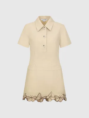 Butterfly Décor A-Line Dresses