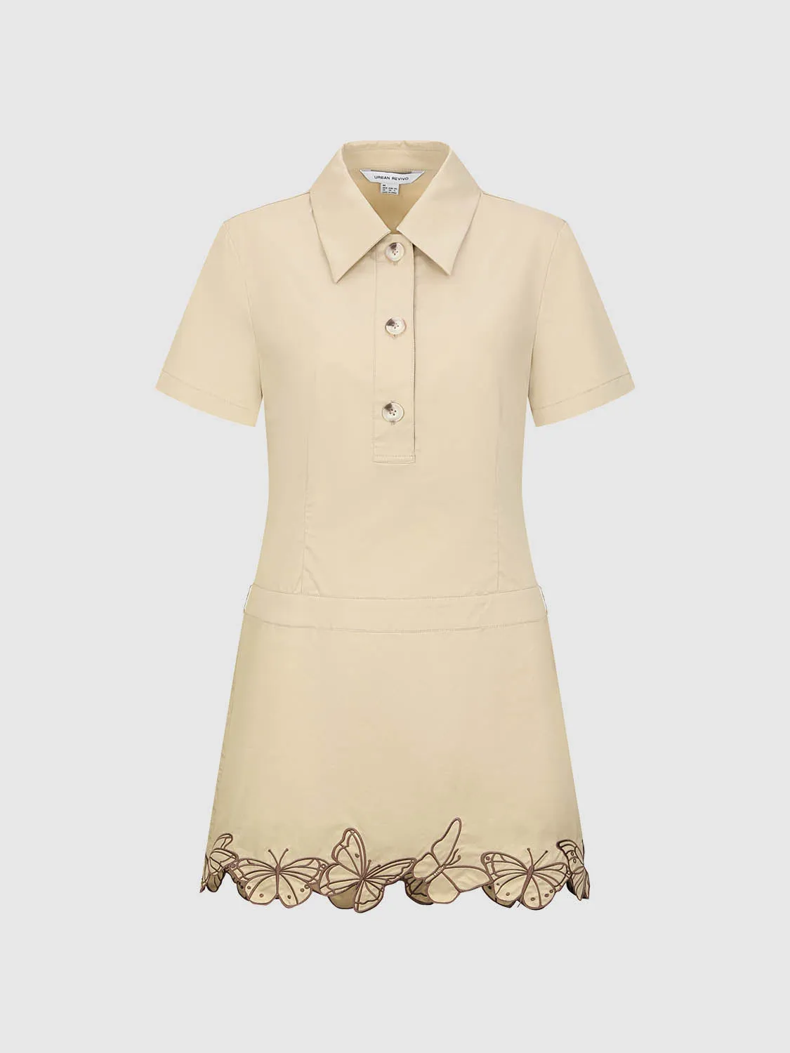 Butterfly Décor A-Line Dresses