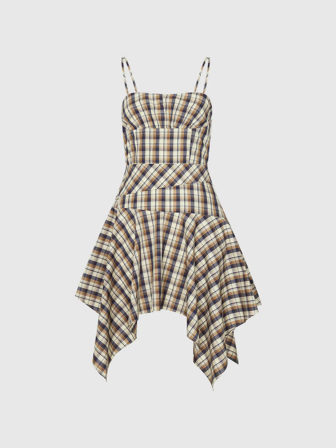 Cami Plaid A-Line Dresses