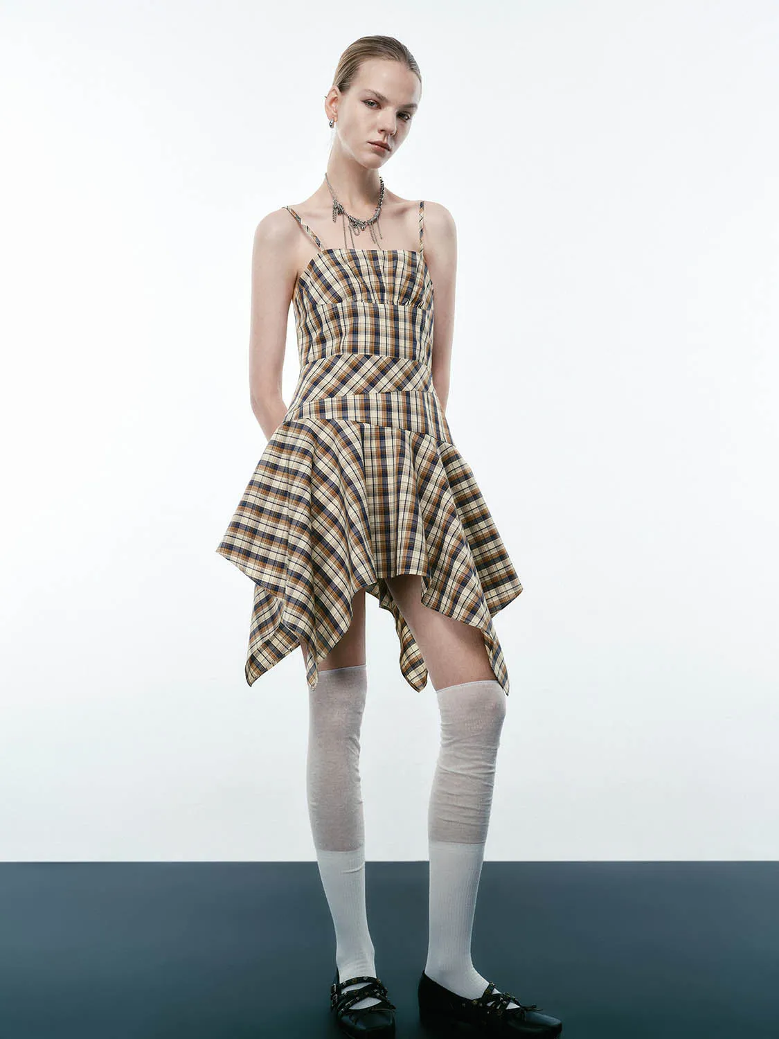 Cami Plaid A-Line Dresses