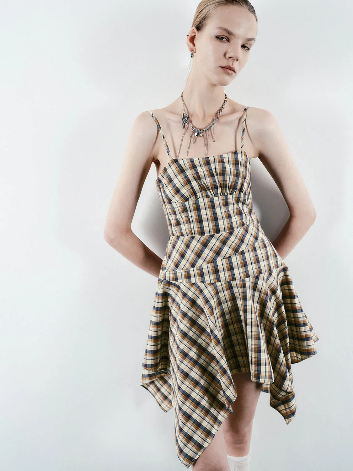 Cami Plaid A-Line Dresses