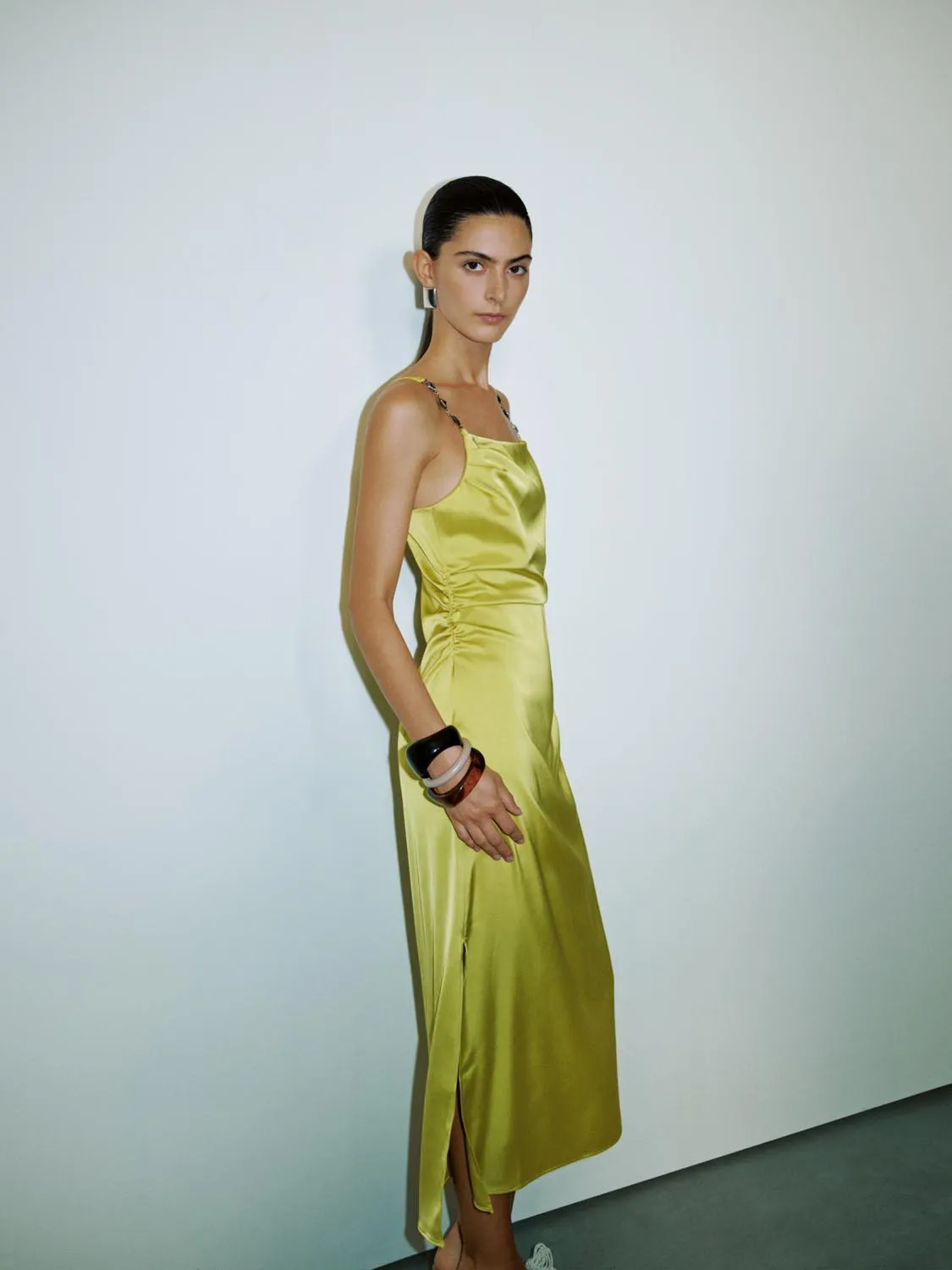 Cami Ruched A-Line Dresses