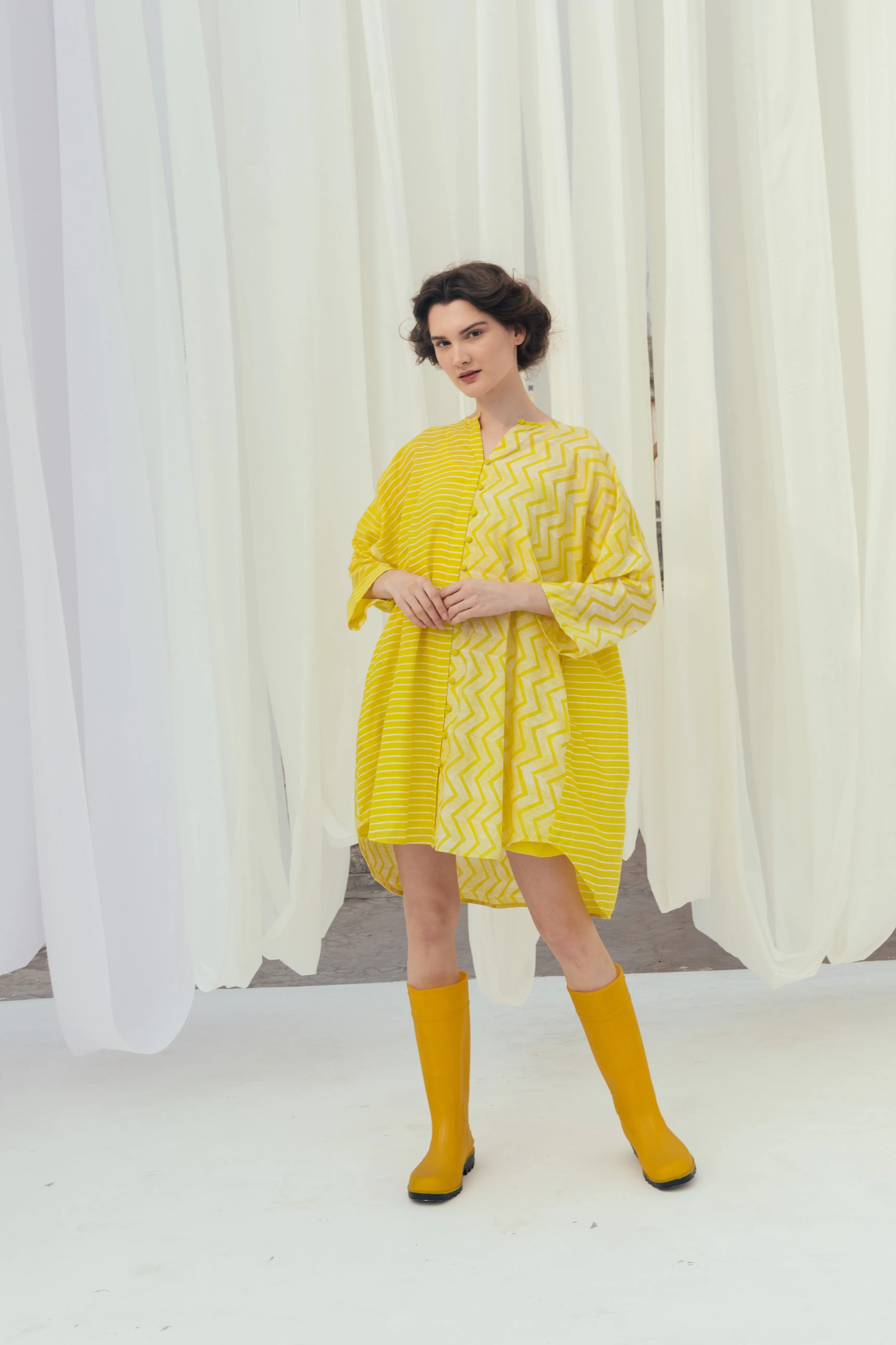 Canary shift shirt