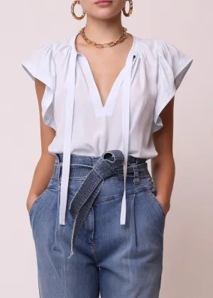 Carmen Top (Ice Blue)