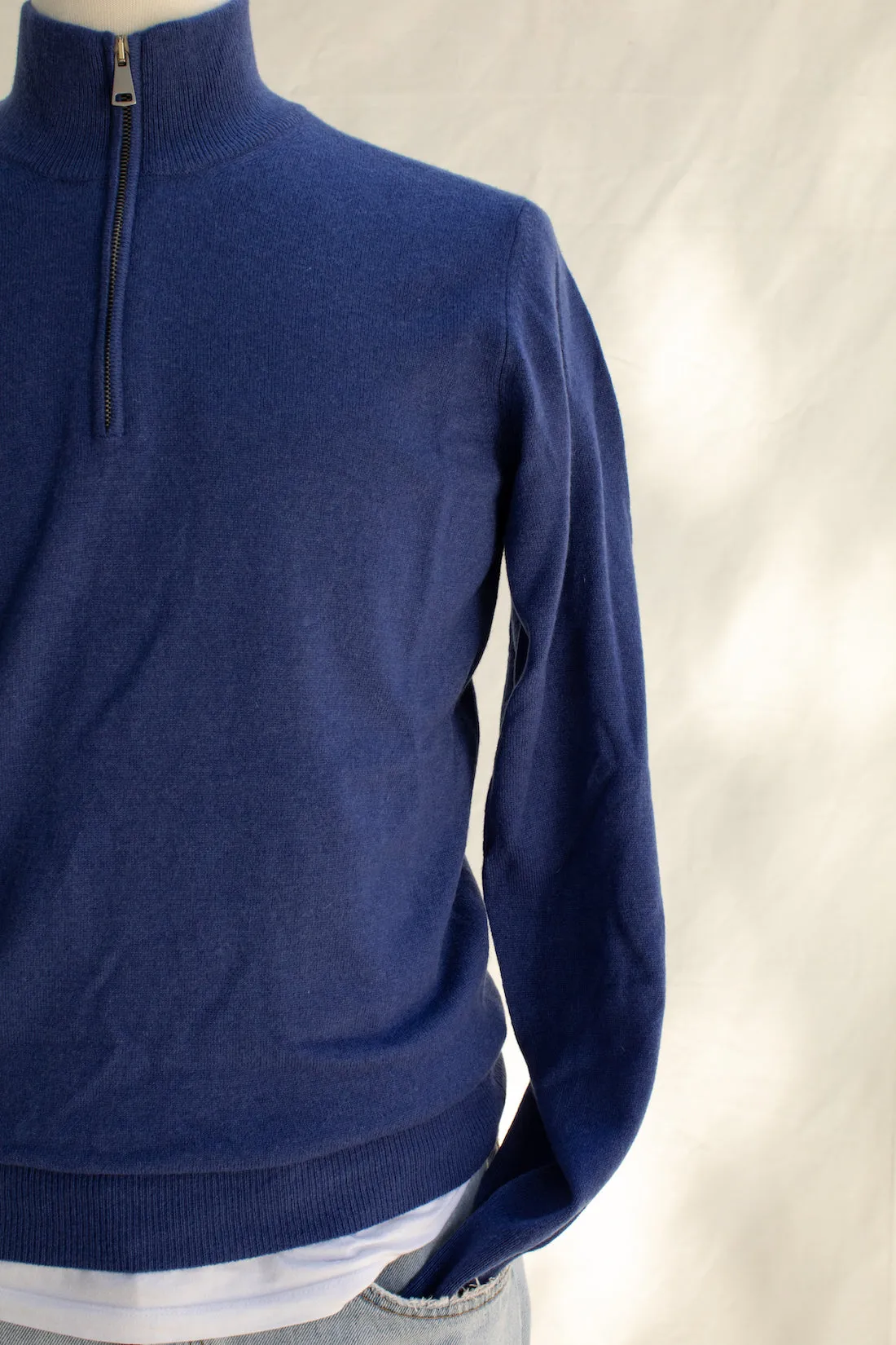 Cashmere Quarter Zip