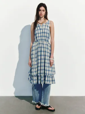 Checkered A-Line Dresses