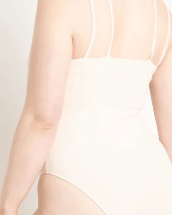 Chloe Neckline Detail Bodysuit | Parchment